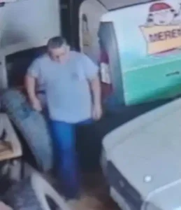 Funcionário público é flagrado roubando pneus em garagem paulista