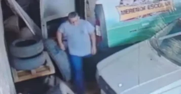 Funcionário público é flagrado roubando pneus em garagem paulista