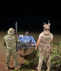 Polícia Federal e BPFRon localizam contrabando no Lago de Itaipu
