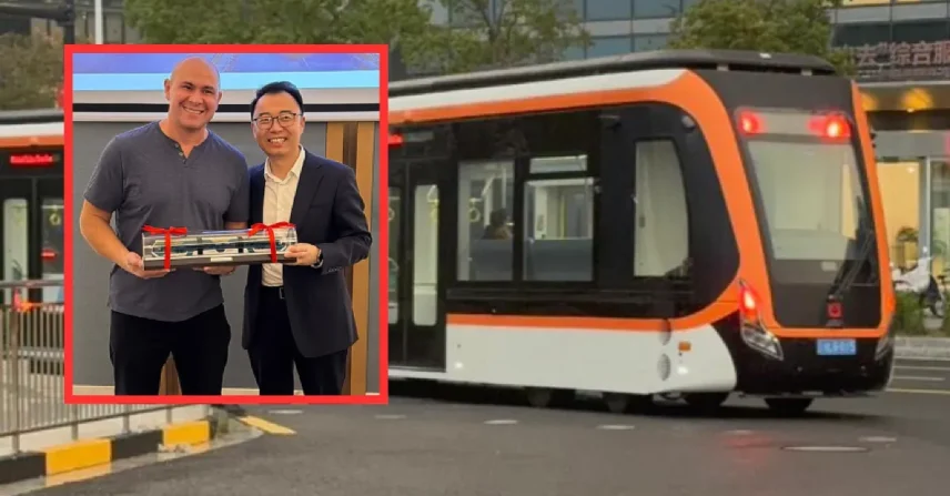 Abilio planeja sistema de transporte chinês em Cuiabá; assista ao vídeo