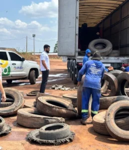 Coleta de pneus em Uruçuí garante destinação ambiental correta