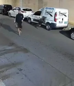 Câmeras registram furto de pneus na Vila Ipê, em Hortolândia