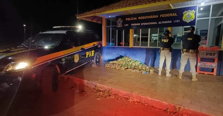 Mais de 160 kg de drogas são encontrados em pneu na BR-230