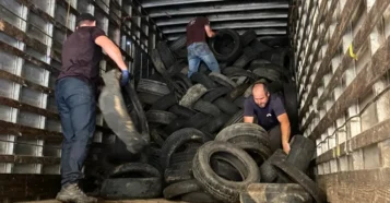 Morro da Fumaça destina mais de 600 pneus de forma adequada