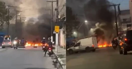 Moradores fecham rua no Bom Parto em protesto por falta d’água