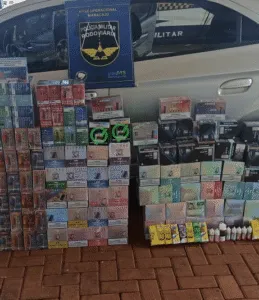BPMRv apreende cigarros eletrônicos e equipamentos em Maracaju
