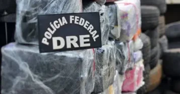 Polícia Federal apreende 110 kg de cocaína em caminhão na BR-364