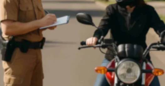 Moto sem retrovisores e pneus desgastados é apreendida em Bom Sucesso