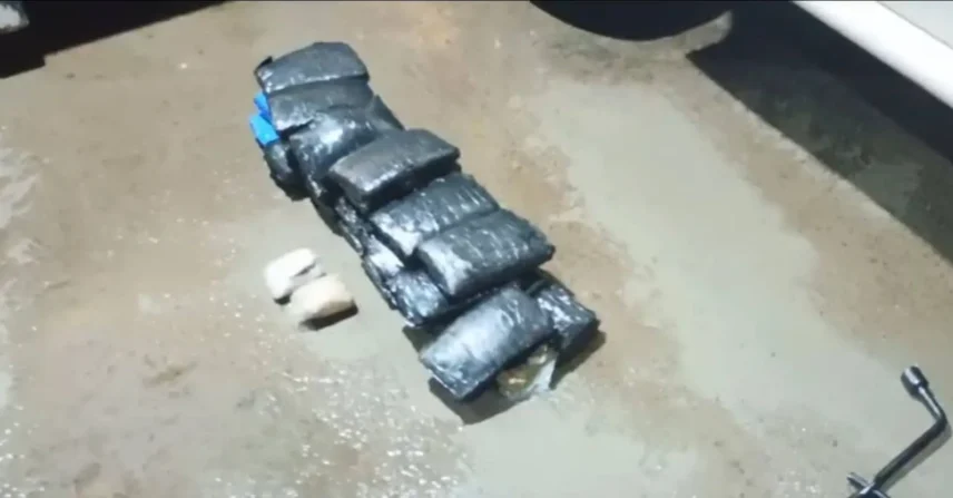 Jovem é preso em Palmital com 18 kg de maconha em pneus