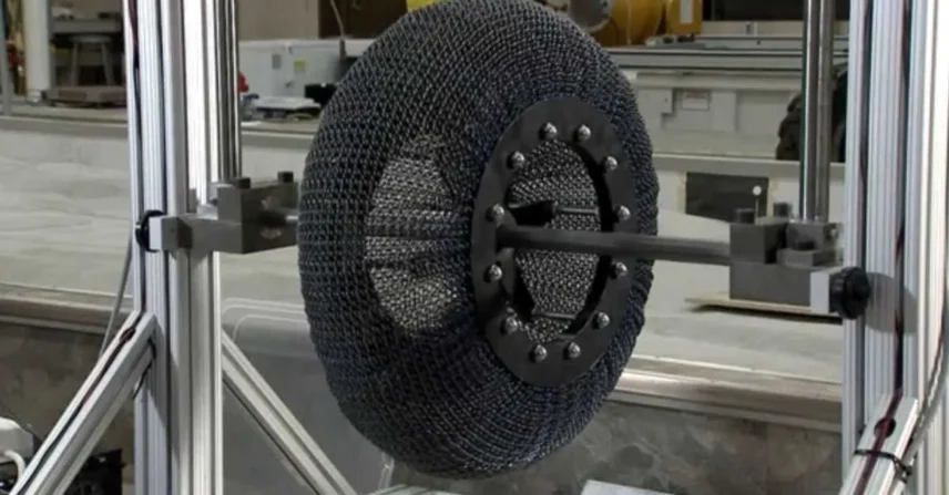 NASA desenvolve pneus inovadores que não furam e surpreendem