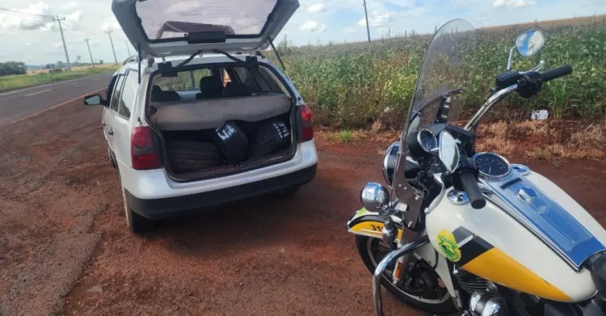 Polícia rodoviária prende motorista embriagado e apreende pneus contrabandeados na PR-364