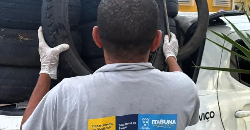 Prefeitura de Itabuna retira 600 pneus inservíveis recentemente