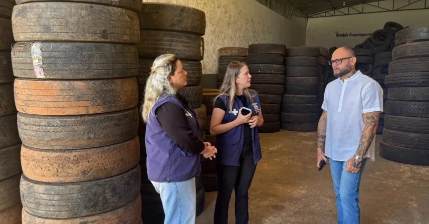 Prefeitura reforça ação conjunta para recolhimento de pneus