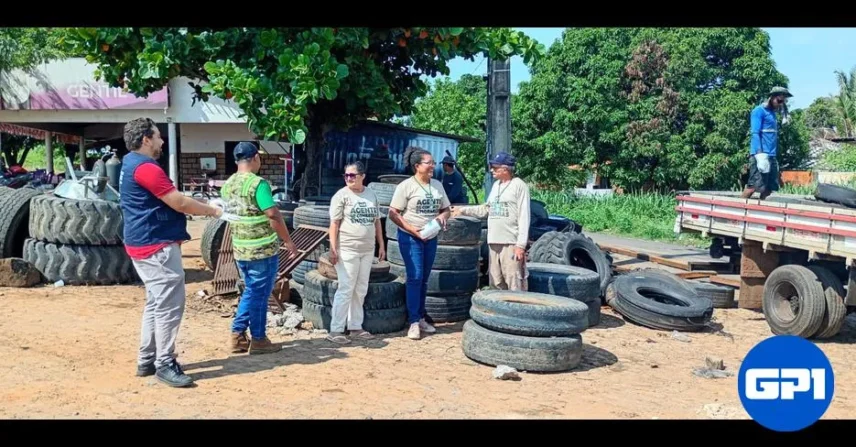 Amarante intensifica combate à dengue com recolhimento de pneus