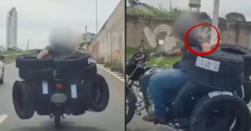 Homem é flagrado com moto de 10 rodas em situação irregular